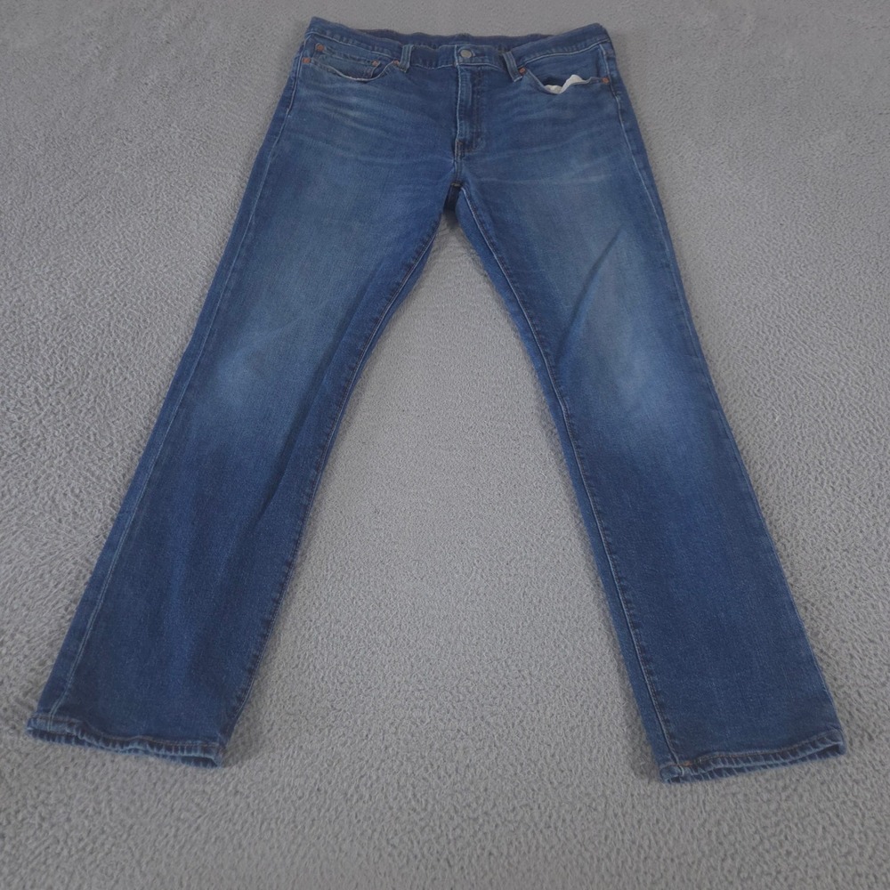Levis Jeans Mens 38x32 Blue 511 Regular Taper Cotton Lyocell Stretch Denim Pants
